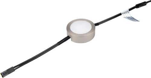Vista 2 de WAC Lighting, Luz de disco LED individual con cable de plomo de 6 pulgadas 3-CCT seleccionable 2700K-3000K-3500K Voltaje de línea en blanco