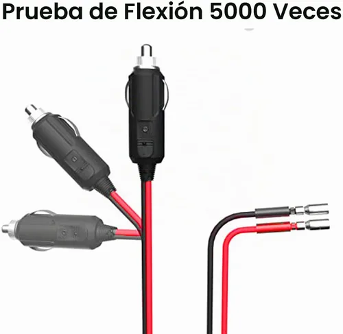 Vista 5 de Enchufe de encendedor de cigarrillos de 12 V, enchufe de 12 voltios, enchufe de encendedor de cigarrillos masculino, reemplazo fusionado con cables