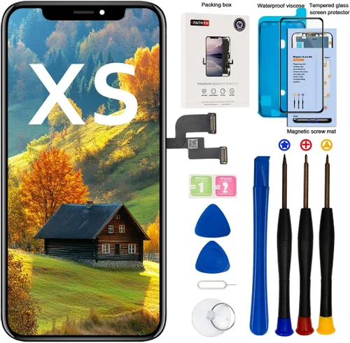 Vista 25 de EFAITHFIX para iPhone 11 Reemplazo de pantalla COF de 6.1 pulgadas, marco de pantalla LCD, ensamblaje de pantalla táctil 3D, digitalizador
