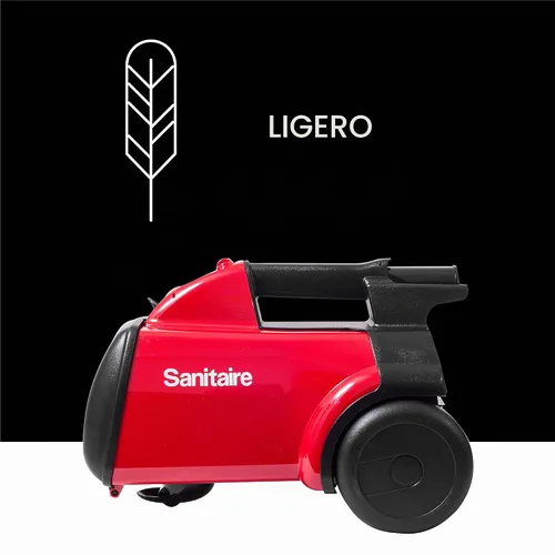 Vista 2 de Sanitaire SC3683D Aspiradora con contenedor, color rojo, 19.2 x 17.75 x 11.3 pulgadas