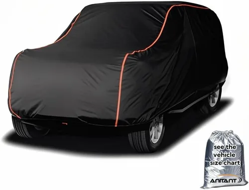 Vista 24 de Funda impermeable para automóvil deportivo, súper ligera, para todo tipo de clima, resistente a los rayos UV y a los arañazos, con cremallera