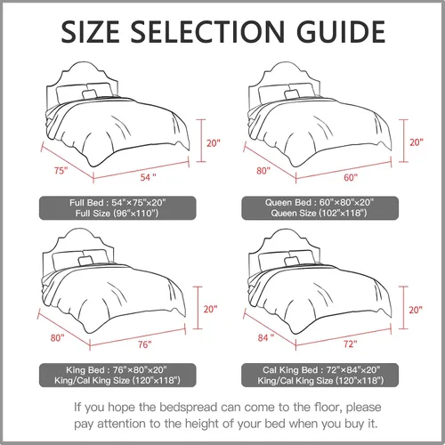 Vista 6 de CHIXIN Juego de colcha cubrecama edredón tamaño Full - Funda de cama ligera - Acolchado ultrasónico - Colcha reversible de 5 piezas - Elegante