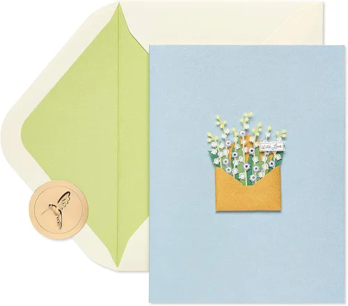 Vista 8 de Papyrus - Tarjeta en blanco (Flores elegantes)