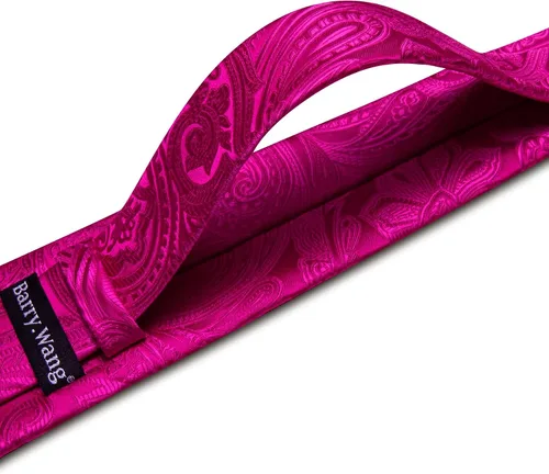 Vista 143 de Barry.Wang - Juego de corbata de seda para hombre, diseño de cachemira, pañuelo y gemelos de bolsillo