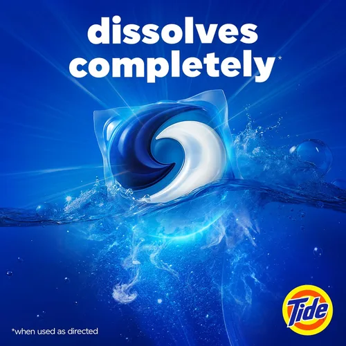 Vista 8 de Tide Power Pods - Cápsulas de detergente para ropa deportiva, 25 unidades, avanzado para sudor + combatiente de manchas