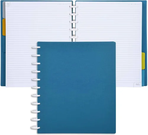 Vista 118 de Talia - Cuadernos de notas con tapas, planificador, personalizables, (Rosa de los 90, Junior (5.5 pulgadas x 8.5 pulgadas))
