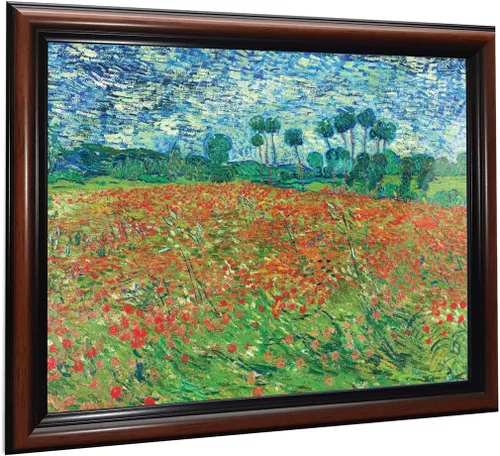 Vista 57 de Vincent Van Gogh - Arte de pared enmarcado con diseño de flores de almendra, maravilloso para exhibir en la cocina, el baño o la decoración