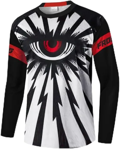 Vista 44 de UGLY FROG Powersports-Jerseys Camisa de descenso para hombre, ropa de verano, gran