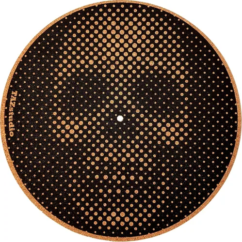 Vista 10 de Alfombrilla de corcho prémium para tocadiscos de corcho [0.157 in de grosor] para un mejor soporte de sonido en el tocadiscos de vinilo LP - Tapete