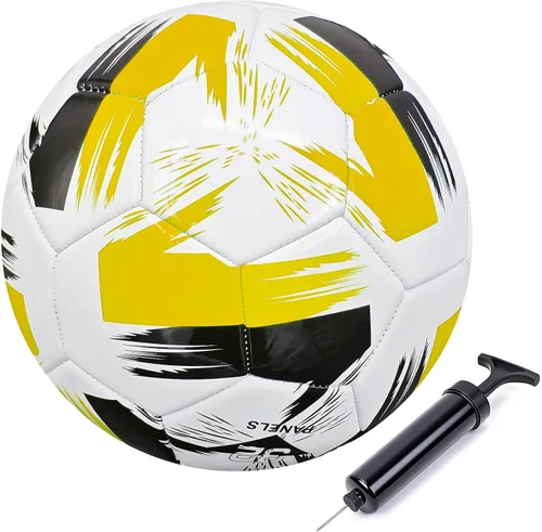 Vista 10 de Balón de fútbol tamaño 3 4 5 cuero suave anti explosión práctica entrenamiento niños niñas adultos con aguja de bomba