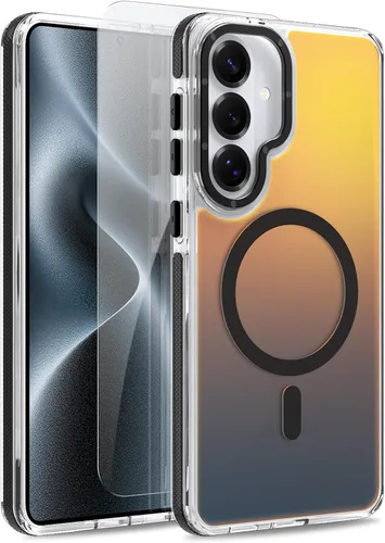Vista 134 de Funda magnética para Google Pixel 10 Pro XL [compatible con Magsafe] [bonito diseño fluorescente de moda] a prueba de golpes, delgada, translúcida