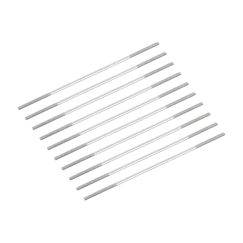 Vista 13 de METALLIXITY Tornillos de doble extremo (rosca M3, 0.787 in de longitud), 20 unidades, acero inoxidable 304, pernos de varilla roscados dobles