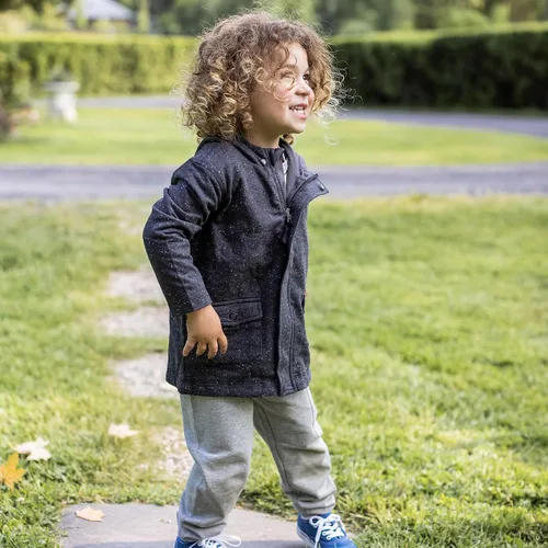 Vista 3 de Burt's Bees Baby Sudaderas unisex para bebé, chaquetas ligeras con cremallera, abrigos con capucha, algodón orgánico
