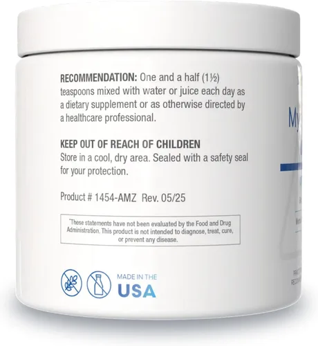 Vista 3 de Biotics Research Polvo equilibrado B8, Myo inositol y D Chiro inositol, relación 40:1, salud de la mujer, comunicación neuronal, metabolismo