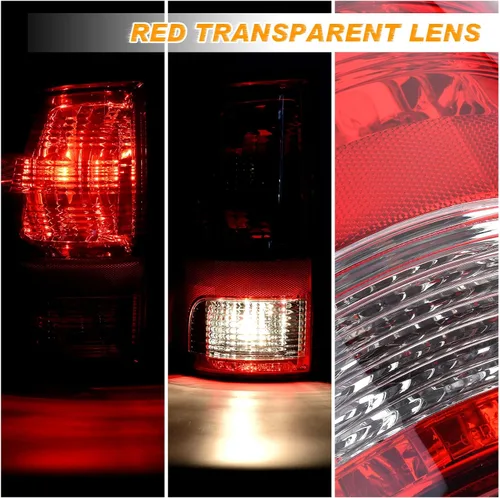 Vista 5 de Luz Trasera de Tipo Halógeno Compatible con Dodge Ram 1500, 2500, 3500 de 2009-2018 Modelo NO-LED Conjunto de Lámpara Trasera del Lado del Conductor