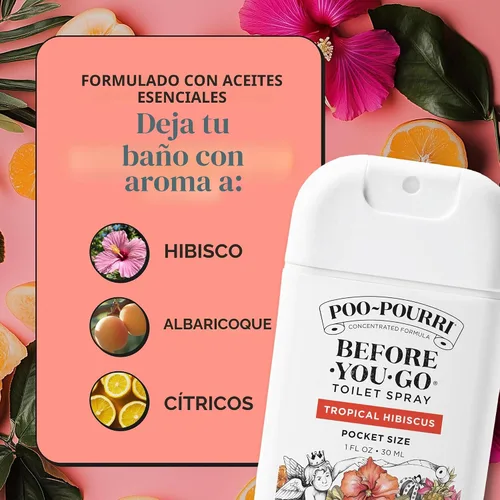 Vista 8 de Poo-Pourri Before-You-Go - Aerosol para inodoro de bolsillo, artículos esenciales de viaje, 1 onza líquida, paquete de 3 variedades de primavera