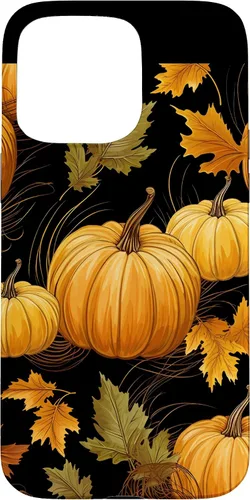 Vista 28 de Autumn Leaves Pumpkins Fall Season Thanksgiving Halloween Case for iPhone 16