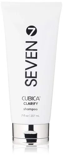 Vista 2 de SEVEN Champú clarificante Cubica para el cuidado del cabello para mujeres y hombres, desintoxica y minimiza el cuero cabelludo seco + acumulación