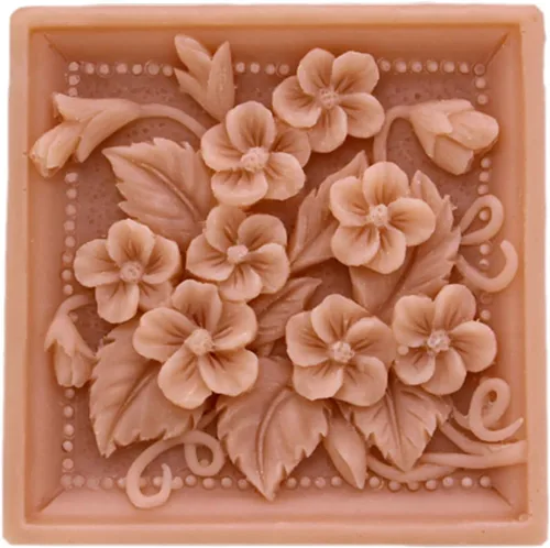 Vista 29 de Moldes de jabón de silicona para hacer jabón, moldes para manualidades, moldes de resina, flores 3D (14167)