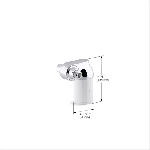Vista 2 de KOHLER R24612-CP - Accesorio de cabezal de ducha filtrado Aquifer, sistema de filtración que se fija a la mayoría de cabezales de ducha existentes