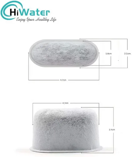 Vista 6 de Paquete de 24 filtros de carbón compatibles con Cuisinart para cafetera, repuesto para todos los filtros de agua Cuisinart Hiwater