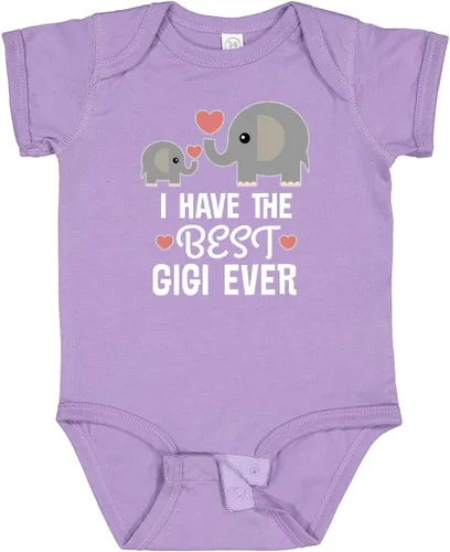 Vista 16 de inktastic Best Gigi Grandma Ever Grandchild Baby Bodysuit 0040 Negro