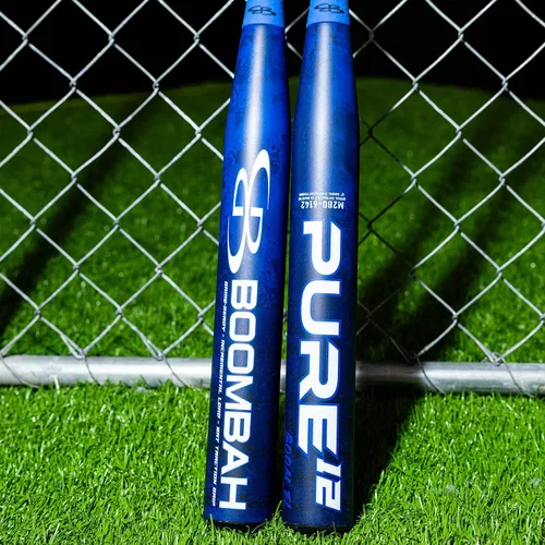 Vista 2 de Boombah Pure Royal Blue - Bate de sóftbol de lanzamiento lento con carga de barril de 12 pulgadas