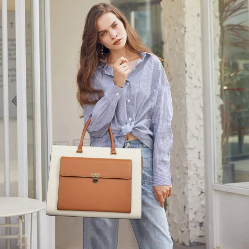 Vista 3 de CLUCI Maletín monedero para mujer con cartera