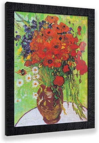 Vista 60 de Vincent Van Gogh - Arte de pared enmarcado con diseño de flores de almendra, maravilloso para exhibir en la cocina, el baño o la decoración