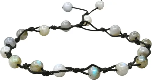 Vista 31 de Amazing Gemstone Crystal Anklet Ankle Bracelets for Women - Waterproof Beaded Healing Crystal Anklets, Plus Size Chakra Gemstone Bead Anklet