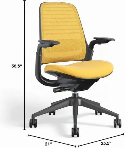 Vista 3 de Steelcase Series 1 Silla de Oficina de Trabajo, Canary