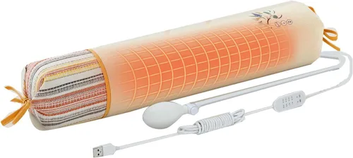 Vista 3 de Almohada para aliviar el dolor de cuello, almohada cervical ergonómica en varios rellenos, soporte de cuello para dormir, funda de almohada [B]
