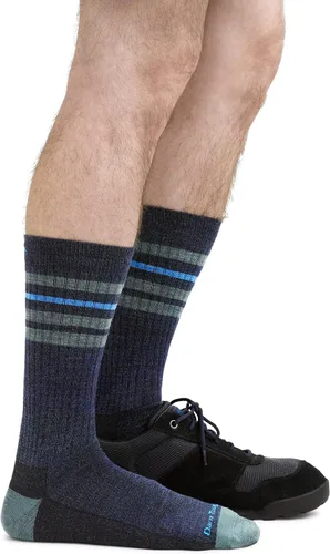 Vista 3 de Darn Tough Letterman Crew - Calcetines ligeros para hombre (estilo 6069)