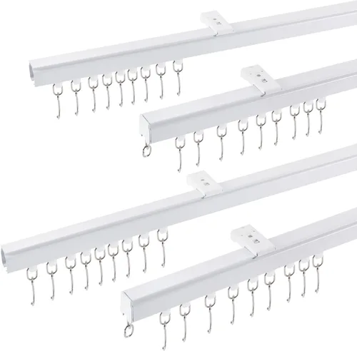 Vista 10 de Sistema de cortinas inteligentes, compatible con control remoto, aplicación o control por voz, abridor de cortinas inteligentes automatizado, barra