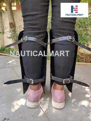 Vista 7 de NauticalMart Armadura gótica medieval de caballero grietas de acero, disfraz renacentista