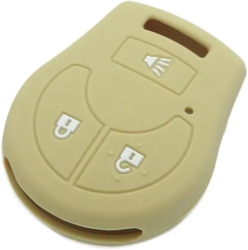 Vista 9 de SEGADEN - Funda protectora de silicona compatible con llave remota de Nissan de 3 botones CV2506 Negra