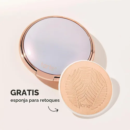 Vista 5 de tarte Base en polvo difuminante de arcilla amazónica foundation 12N neutro claro (piel clara con un equilibrio de matices cálidos y fríos)