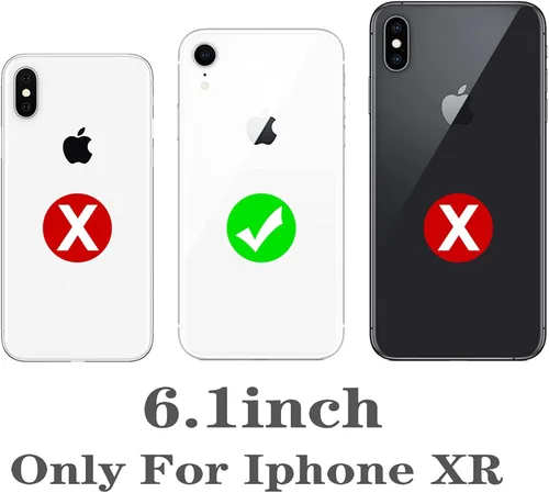 Vista 6 de Funda compatible con iPhone XR para hombres y niños, resistente a los golpes, funda de policarbonato duro de silicona suave, resistente a