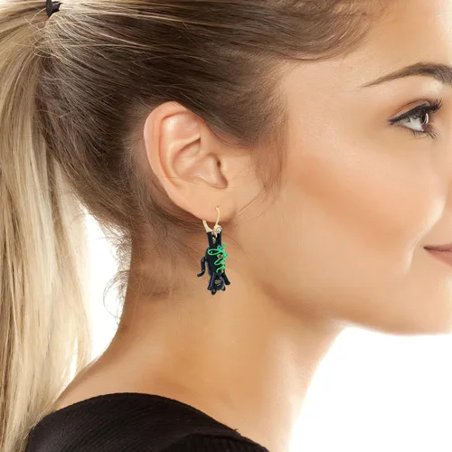 Vista 3 de Betsey Johnson Pendientes navideños caprichosos para mujer