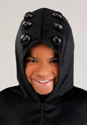 Vista 3 de Kids Black Spider Costume, Arachnids Suit With Built-In Legs, Play Pretend Outfits For Children