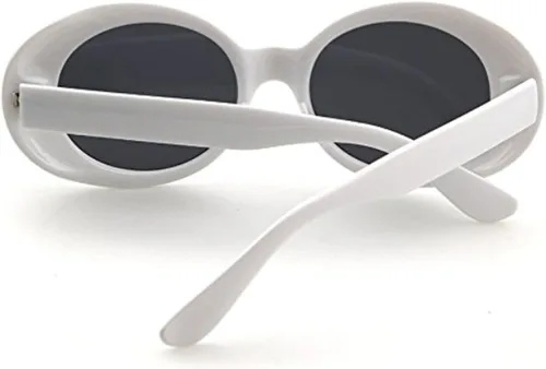 Vista 3 de FOURCHEN Clout Gafas de sol para niños Bold Retro Oval Round Lens