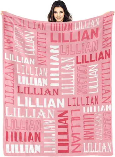 Vista 41 de Dr.TOUGH Mantas personalizadas para niños, mantas y mantas personalizadas con nombre para niños y adultos (color 01, 30 x 40 pulgadas)