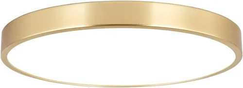 Vista 10 de SOTTAE Lámpara de techo LED de metal dorado cepillado de 12 pulgadas, 3000-5000 K, 20 W, delgada, redonda, moderna, de perfil bajo, para dormitorio