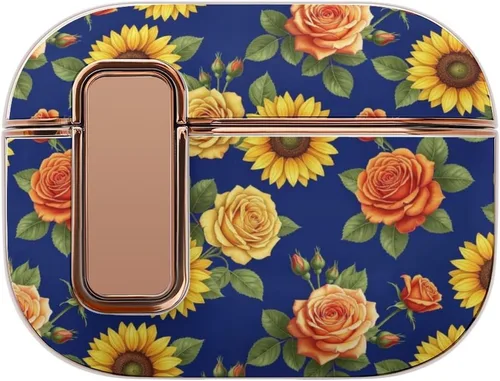 Vista 14 de Full Protective Cover Compatible with Airpods Pro 2 Wireless Charging Case for Women with Lock, Purple Galaxy Dragon, Safe and Shockproof