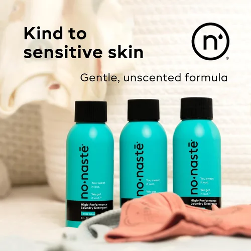Vista 4 de Nonaste Detergente para ropa de viaje Pure Clean, (3 Fl Oz, Paquete de 3) – Tamaño de viaje sin perfume, portátil y ligero Detergente de limpieza