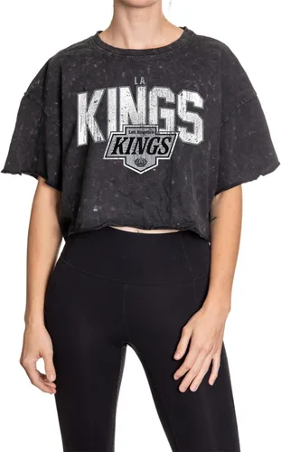 Vista 6 de Calhoun NHL Surf & Skate Camiseta de mujer de corte amplio con hombros caídos y lavado ácido