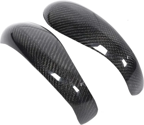 Vista 2 de Fydun Cubierta de espejo retrovisor interior automotriz Add-On Fit para Cayman 997 911 987 2pcs fibra de carbono