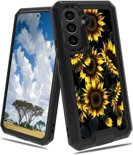 Vista 80 de Funda para Samsung S23 FE Funda Galaxy S23 FE 2 en 1 PC duro de doble capa TPU suave a prueba de golpes Cubierta protectora de teléfono para Samsung