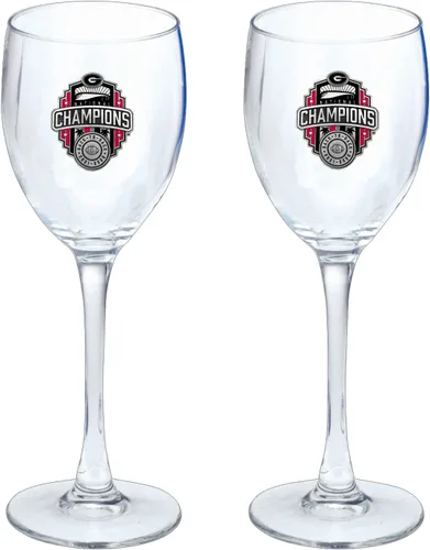 Vista 9 de Heritage Pewter Copas de vidrio de Arkansas, juego de 2, copas de vino de copa de 12 onzas, vidrio de peltre elaborado por expertos