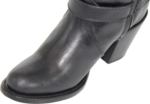 Vista 2 de Bota vaquera occidental para mujer punta redonda